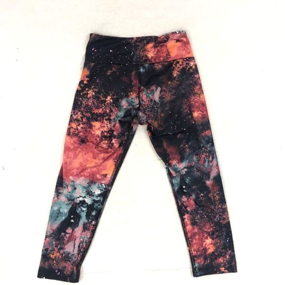 Ladies Kos USA Cropped Galaxy Print Pants Size XS - Picture 5 of 9